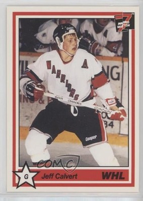 1990-91 7th Inning Sketch WHL Paul Dyck (Jeff Calvert on Front) #160 1bx0