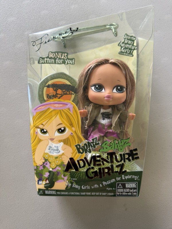 Bratz Babyz 2007 Vtg Adventure Girls Fianna NEW In Box MGA Entertainment