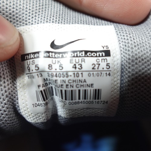 Nike Initiator Shoes Mens Size 9.5 White Navy Silver Running Training 394055-101 - Picture 8 of 16