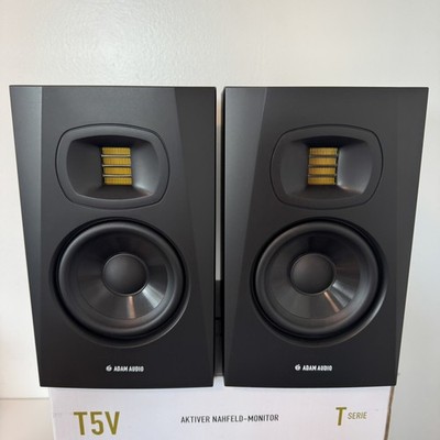 ADAM Audio T5V Powered Studio Monitor Pair Mint Condition Original Boxes