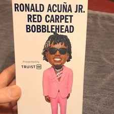 Truist Ronald Acuña Jr. Red Carpet Bobblehead 2023 MLB Sports Collectible