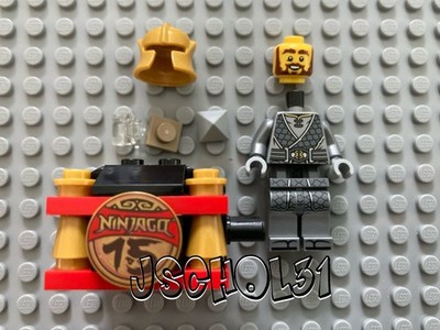 LEGO Ninjago Master of Earth Minifigure w/ 15th Anniversary Stand from set 71858