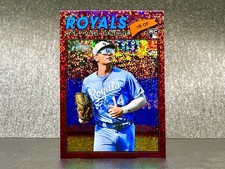 2026 Topps Heritage - Jac Caglianone #136 Chrome Pink Sparkle Refractor (RC)