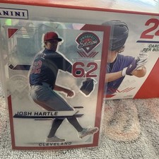 2025 Panini Prospect Edition #177 Josh Hartle Holo Prospect Ticket - Red Ice