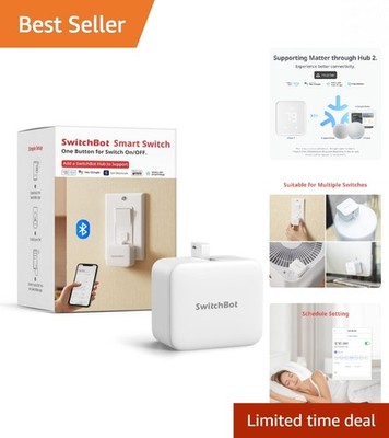 Smart Home Switch Controller - Bluetooth Fingerbot for Rocker Switch Automation