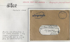 BUSTA, 1944 - Posta Via Aerea - AIRGRAPH - Natale, Christmas - #092