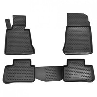 Gummi-FußMatten Mercedes Glk-Klasse 2008-2015 (X204) Novline Passgenau Auto Set