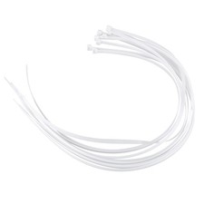 10X Extra Long 76Cm Cable Ties White Zip Wraps X8M27511