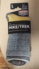 Darn Tough Socks 201 LARGE HIKE/TREK unisex Mens Or Womens