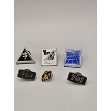 Vintage Boeing 767 Pin Set 1st Delivery Rollout Aviation Memorabilia 6 Pieces