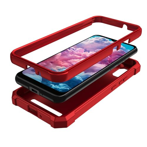 Shockproof Rugged Case With Tempered Glass For Cloud Mobile Stratus C8 -  Full Body Protection
