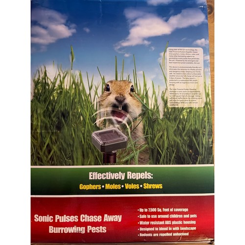 Used 10 pcs Sonic Chase Away Burrowing Pests
