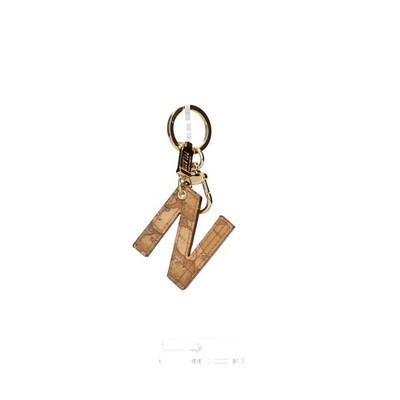 ALVIERO MARTINI 1st CLASS - Keychain Charm Letter N Natural Beige