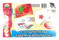 3-in-1 Activity Pad Construction Paper/Tracing Paper/Scribble Paper