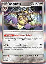 Aegislash Paradox Rift 134/182 Rare Pokemon Holo Near Mint Pokemon Card