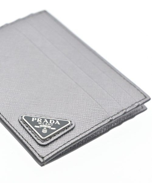 Prada Women's Silver Saffiano Card Case Leather Length 8cm Width 10cm thumbnail 4