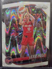 2025 WNBA Prizm Lexie Hull White Seismic Parallel #51 Indiana Fever
