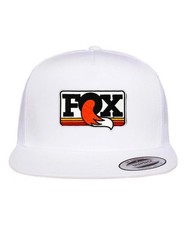 BRAND NEW Fox Racing OG CLASSIC PATCH SNAPBACK HAT WHITE LIMITED EDITION