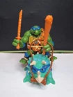 Cave Turtles Leo & his Dingy Dino 100% Complete TMNT 1992 Playmates Vintage