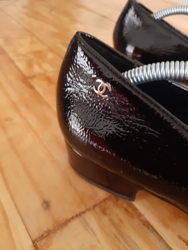 Chanel Mary Jane schwarze Leder Heels Größe 38 - Bild 5 von 24