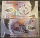 Vanuatu _ 500 Vatu 2017 UNC P. W20 Polymer comm. South Pacific Mini Games