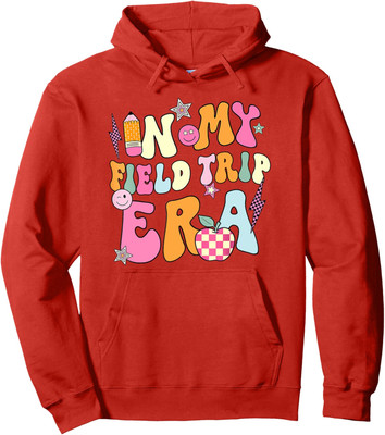 In My Field Trip Era Retro Groovy Teacher Day 2025 Unisex Hooded Sweatshirt