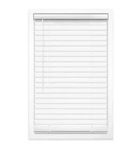 Cordless Room Darkening Venetian Faux Wood Blinds 35.5" W x 72" L