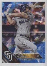 2016 Topps Box Set Chrome Sapphire Edition /250 Yonder Alonso #345 3k7