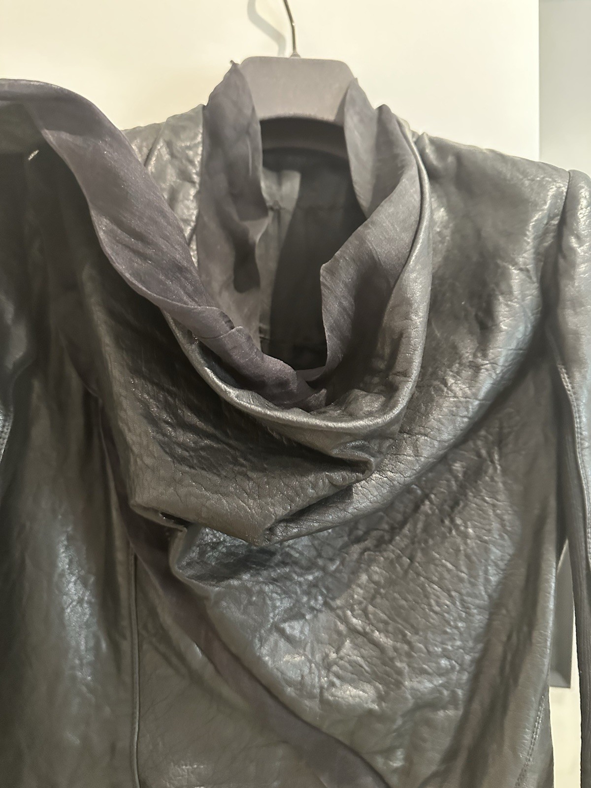 rick owens leather jacket