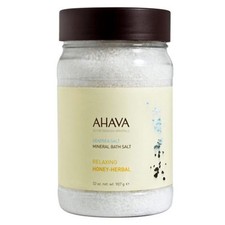 Ahava Deadsea Salt Relaxing Honey-Herbal Dead Sea Bath Salt 32oz