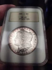 1880-S Morgan Silver Dollar NGC MS63 Old Fattie Holder - Looks Flashy & PL