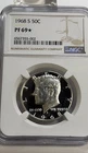 1968 S Kennedy Half Dollar PF 69* NGC