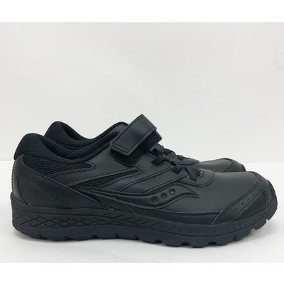 Saucony Boys Mens Cohesion 13 Athletic Shoes 6.5 Black AC Closure Non Slip NWOB