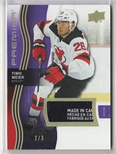 2023-24 Premier Hockey Timo Meier Tag /3 - New Jersey Devils #33