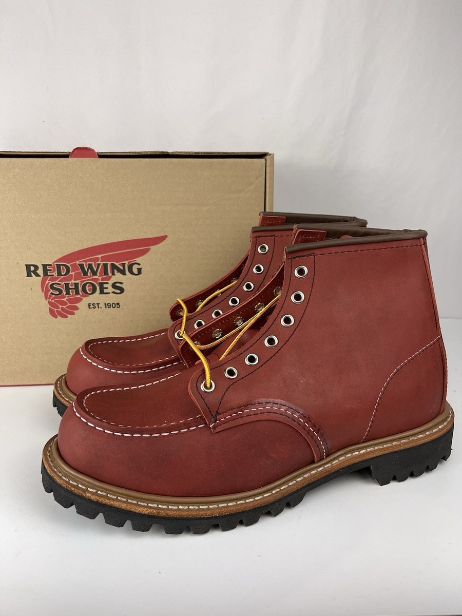 靴 REDWING NO. 8209 NORWAY MOC RUSSET Red Wing 8209 9.5 D NORWAY MOC TOE ORO-RUSSET WATERPROOF | eBay