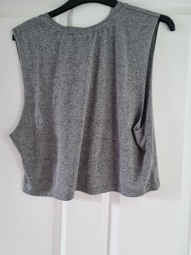 Primark Harry Potter Cropped T Shirt Size 14 Grey Slogan On Front - Picture 8 of 9