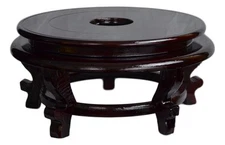 Wooden Fishbowl Display Vase Pot Planter Stand Plant Pot Display Stand (12.50)