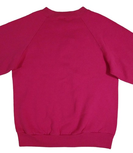 Vintage 80s Disney Minnie Mouse Pink Crew Neck Sweatshirt Girls Size Large 14/16 - Picture 5 of 13