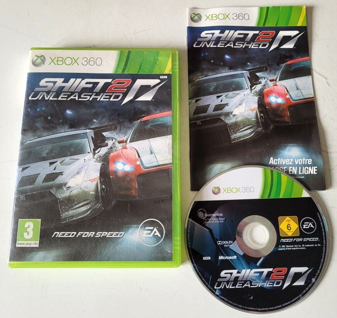 Shift 2 Unleashed Need For Speed - Xbox 360 - PAL - Complet