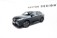 Maxton Seitenschweller Ansatz für BMW X2 M-Paket U10 schwarz Hochglanz