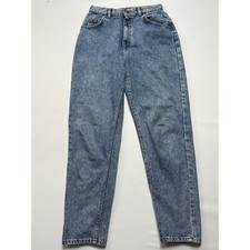Lee High Waisted Mom Jeans Vintage Acid Wash Denim Jeans Size 12 Med
