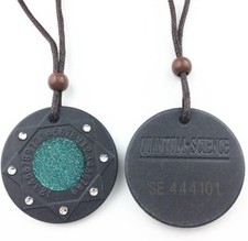 Volcanic Emf Protection Necklace,Reiki Meditation Necklace 43mm 