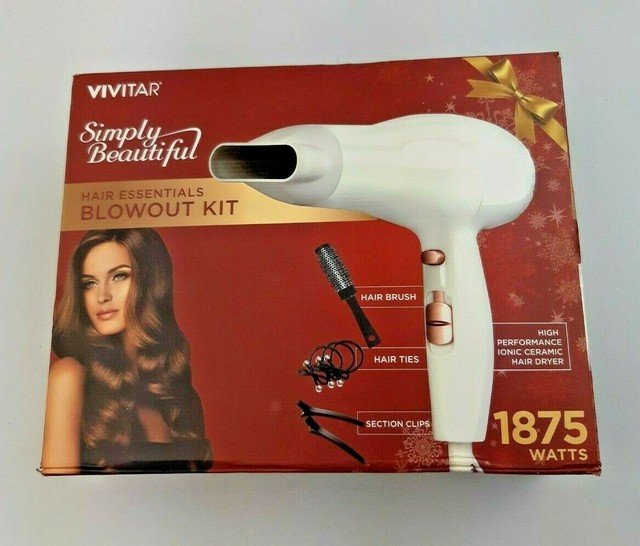Vivitar Simply Beautiful Hair Essentials Blowout Kit NEW eBay