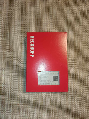 BECKHOFF EL3021 EtherCAT Terminal, 1CH Analog Input, Current, 4...20mA, 12-Bit