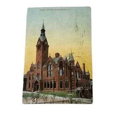 Postcard Court House Providence Rhode Island c1909 Vintage B252