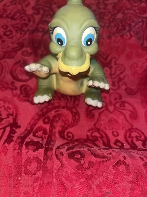 1988 UCS Aubin The Land Before Time '' Little Foot'' Toy/Hand Puppet Rubber