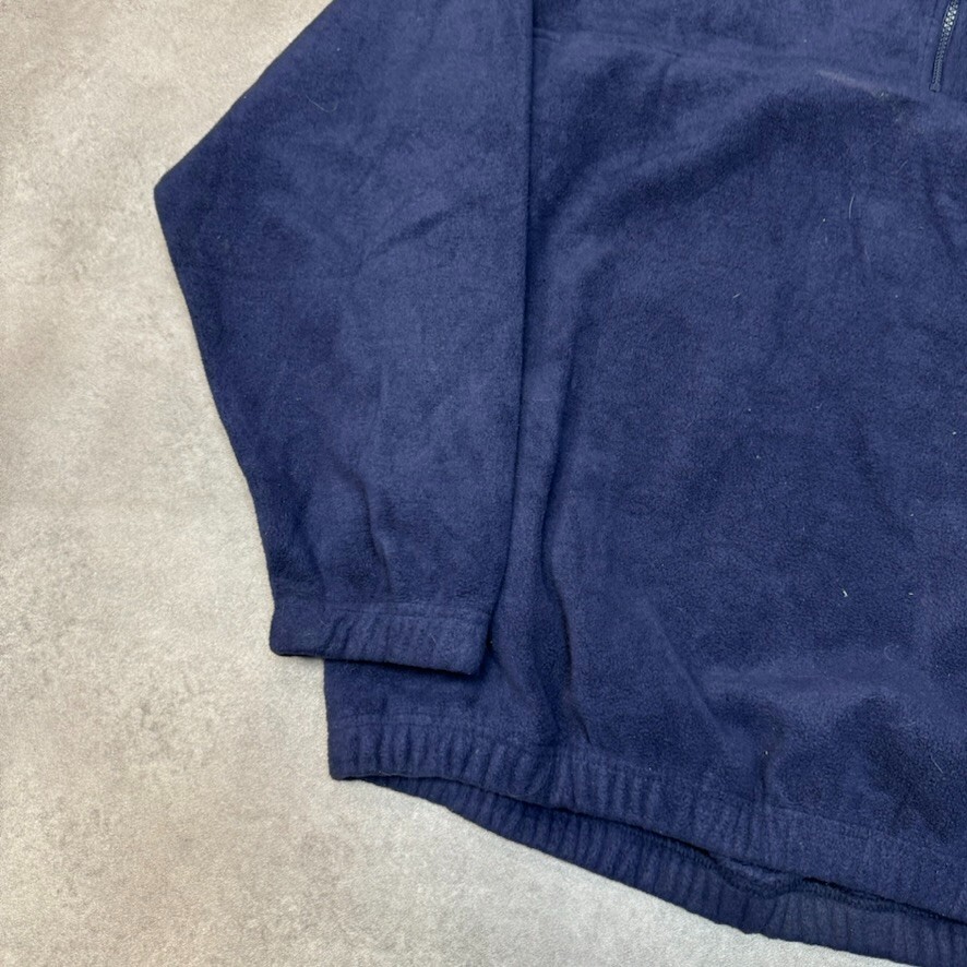 Tommy Hilfiger Fleece Mens XL Vintage 90s Quarter Half Zip Jacket, Navy image 6
