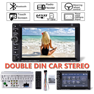 2DIN 6.2'' Car Stereo Radio CD DVD Player USB Bluetooth For Ford Crown Victoria