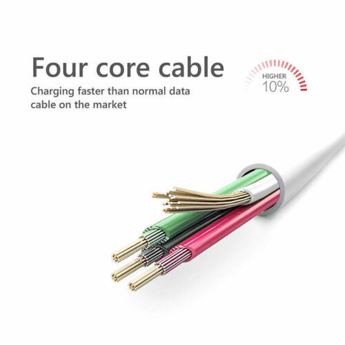 2X USB Data Sync Charging Cable Cord for iPhone 4 4S 3Gs iPod Nano Touch Video - Picture 5 of 9
