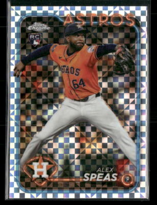 2024 Topps Chrome Update #USC175 Alex Speas X-Fractor RC Houston Astros